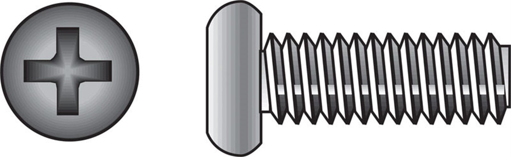 Hillman Stainless Steel Machine Screws 2 " Phillips Pan Head