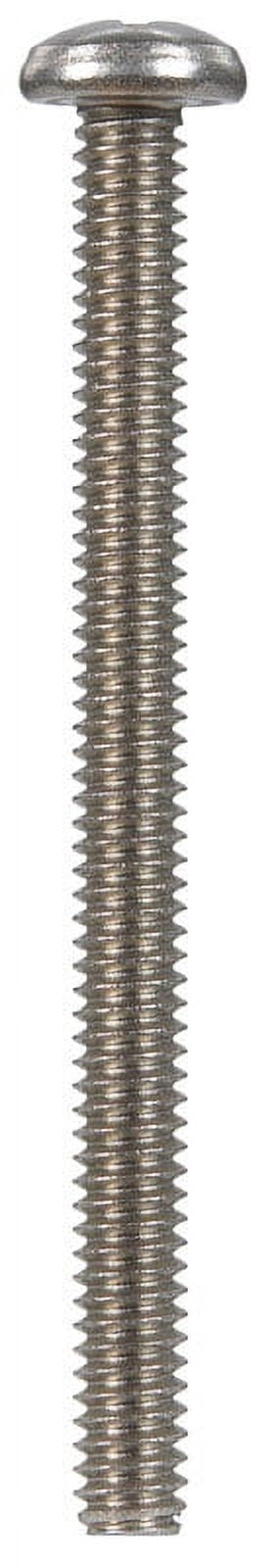 Hillman 828602 0.25-20 x 3 in. Phillips Pan Head Stainless Steel Machine Screw  Box of 50
