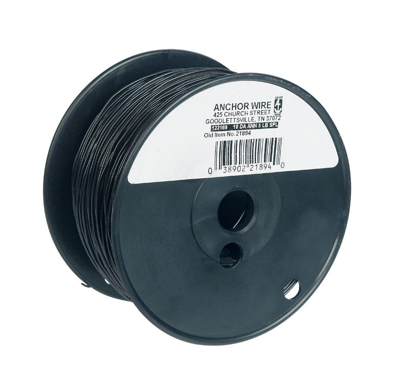 Hillman 830 ft. L Black Annealed Steel 18 Ga. Mechanics Wire Hillman 830 ft. L Black Annealed Steel 18 Ga. Mechanics Wire