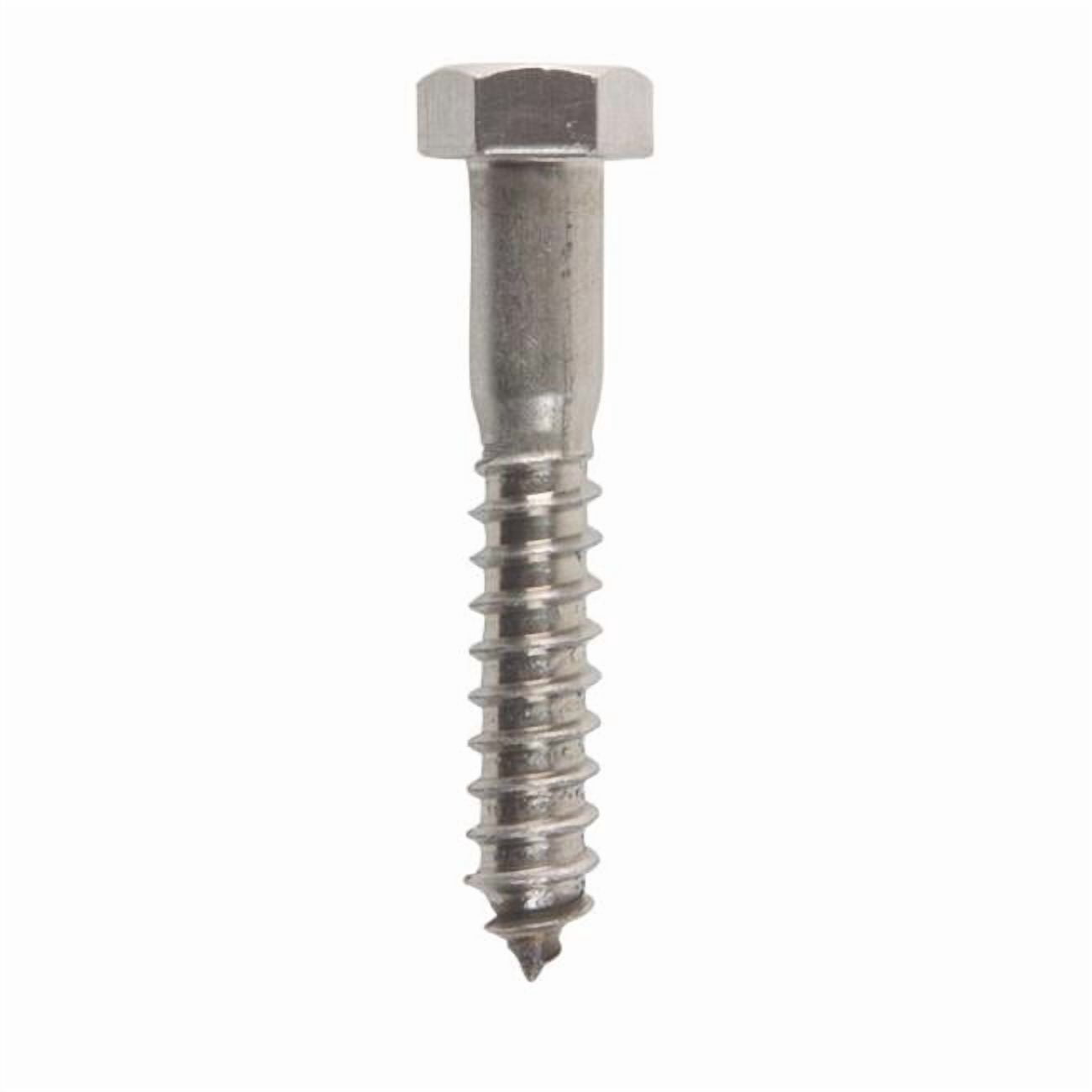 Hillman 832084 0.5 x 3 in. Stainless Steel Lag Bolt