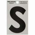 thumbnail image 1 of Hillman 840834 3" Black and Silver Reflective Poly-Film Adhesive Letter S, 1 of 2