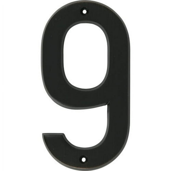 Hillman 844629 Distinctions House Number 9 Old World Bronze (6")