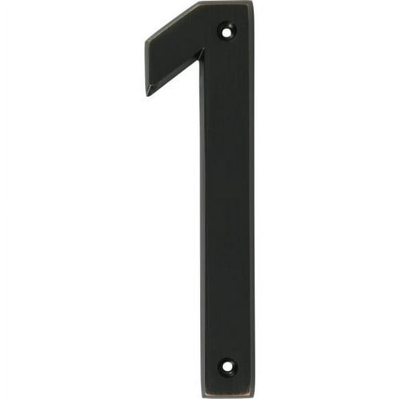 Hillman 844631 Distinctions House Number 1 Old World Bronze (6")