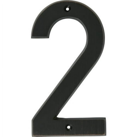 Hillman 844632 Distinctions House Number 2 Old World Bronze (6")