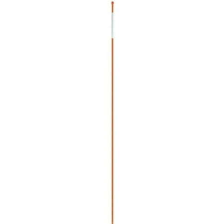 Hillman 848638 48" Orange Fiberglass Reflective Driveway Snowplow Markers - Quantity of 6