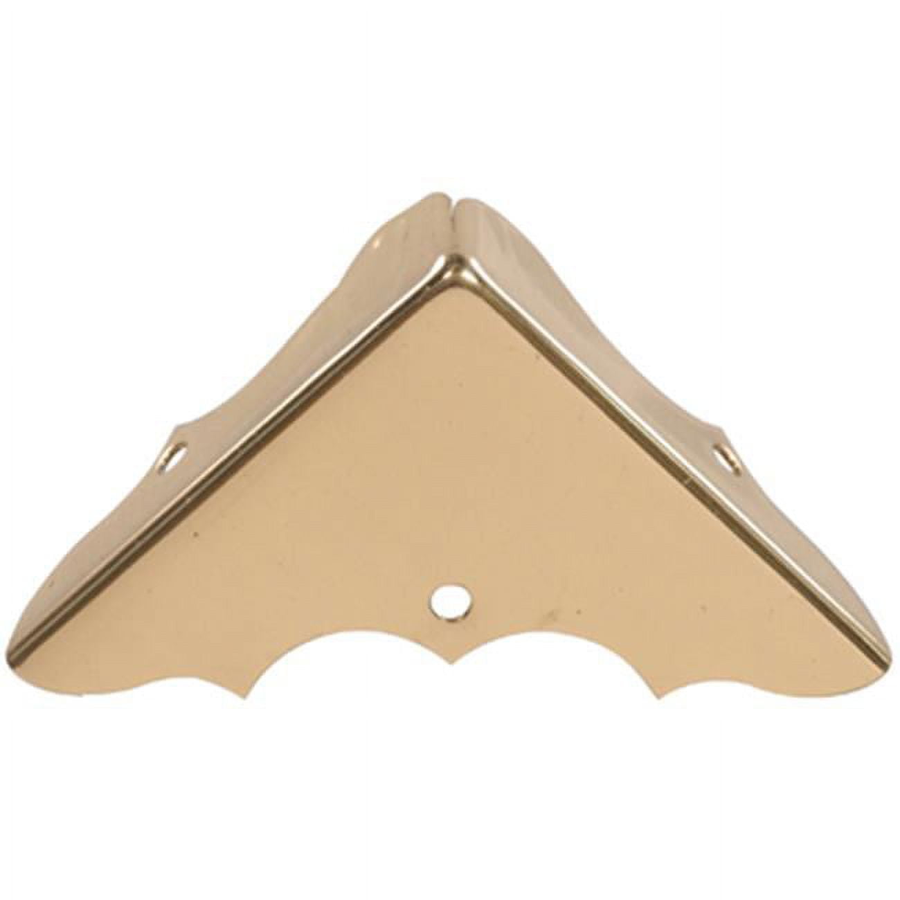 Hillman 851155 0.56 in. Solid Brass Decorative Corner