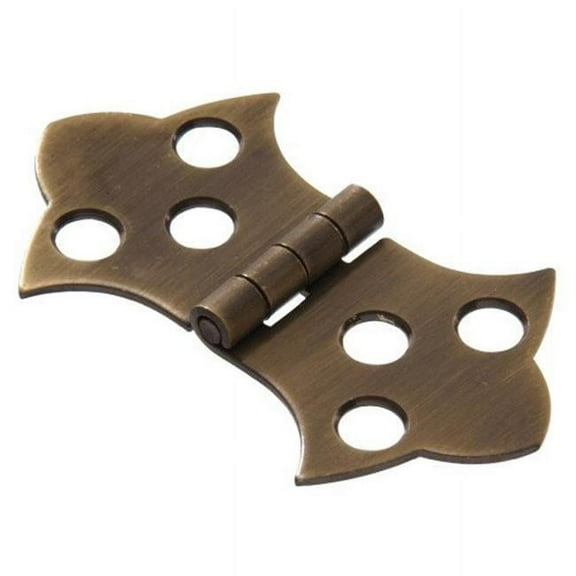 Hillman 851590 1.31 in. Antique Brass Decorative Hinge