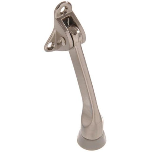 Hillman 851806 4 in. Satin Nickel Kickdown Door Stop