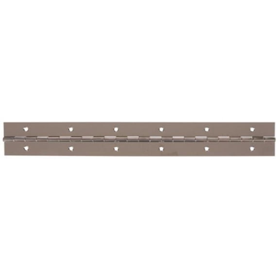 Hillman 851967 30 x 1.5 in. Surface Mount Continuous Hinge, Nickel Plated