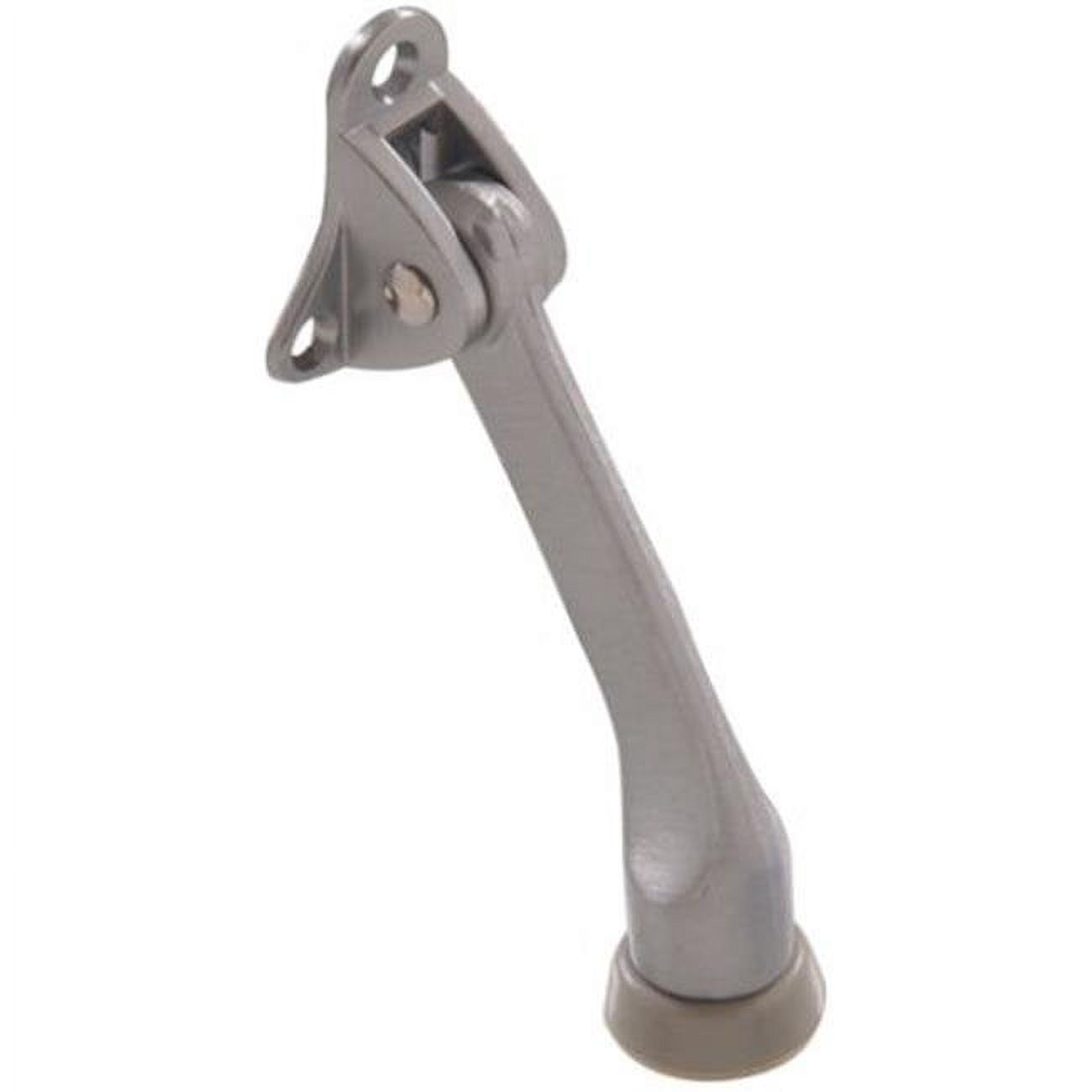 Hillman 852369 4 in. Satin Chrome Door Stop