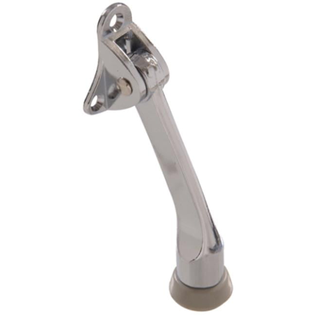 Hillman 852370 4 in. Kickdown Door Stop, Chrome - Walmart.com