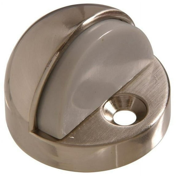 Hillman 852971 High Dome Floor Door Stop - Satin Nickel