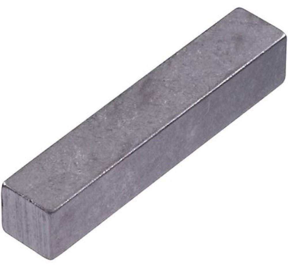Hillman 881709 ZincPlated Steel Bar Square Key Gray, 1/4" x 11/2
