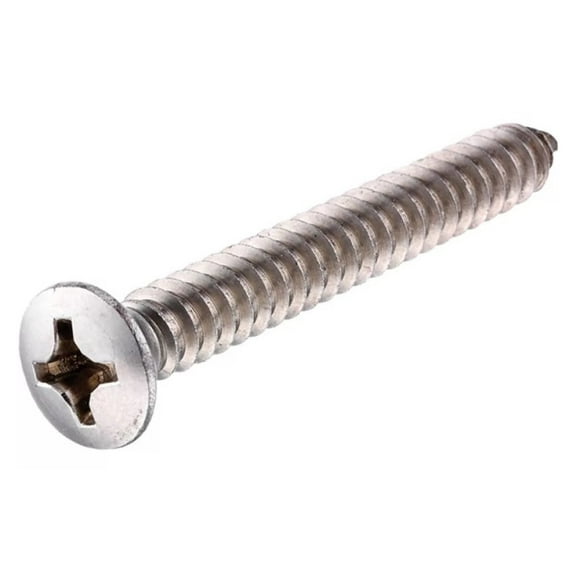 Hillman 881890 Stainless Steel Oval-head Phillips Sheet Metal Screw #8 x 5/8 inch, 2-Pack