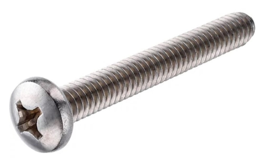 Hillman 881919 Stainless Steel Pan-head Phillips Sheet Metal Screw #8 x 1/2 inch, 2-Pack
