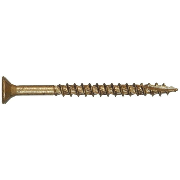 Hillman 967777 9 x 2.5 in. Bronze Ceramic Flat Head Star Exterior Wood Screw