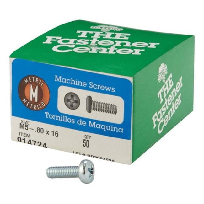 Hillman 914724 M5.80 x 16 Pan Phillips Machine Screw
