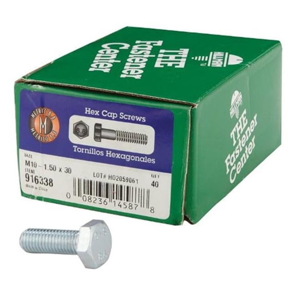 Hillman 916338 10-1.5 in. Hex Head Nf-M Bolt  Box of 30