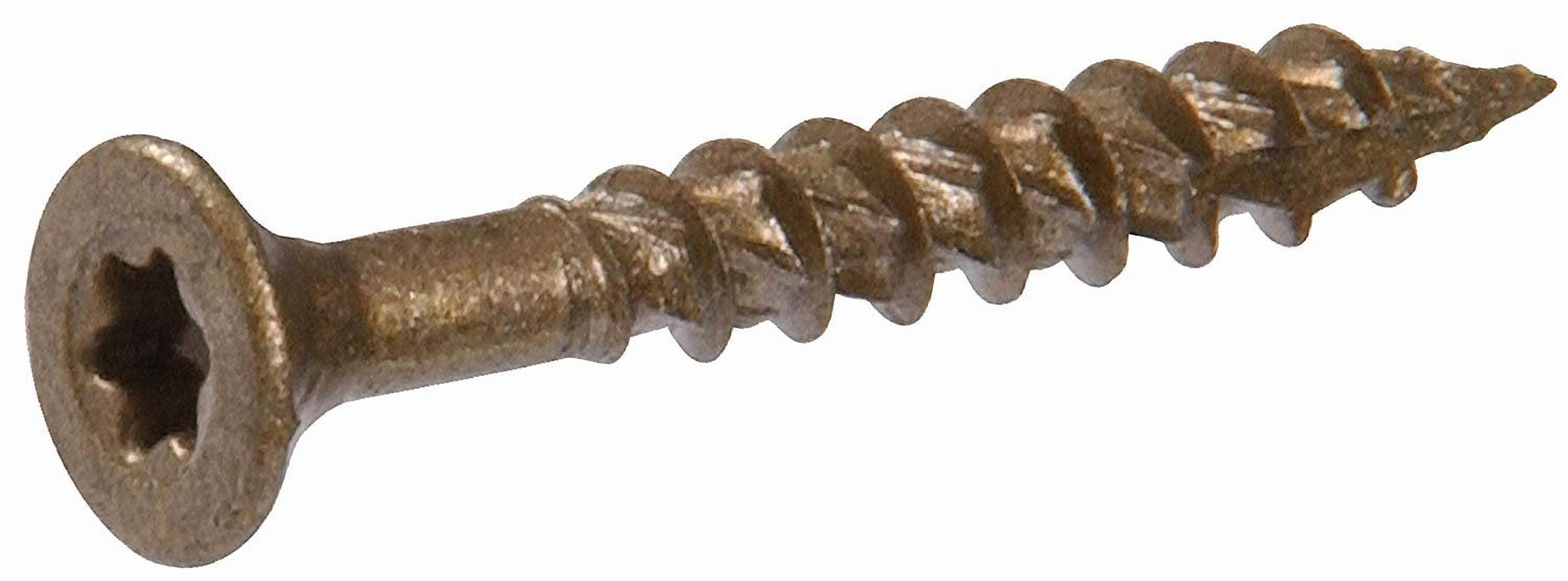 Hillman 967730 Power Pro Outdoor Wood Screw, 8 X 1 1/4-Inch, 6000 Pack