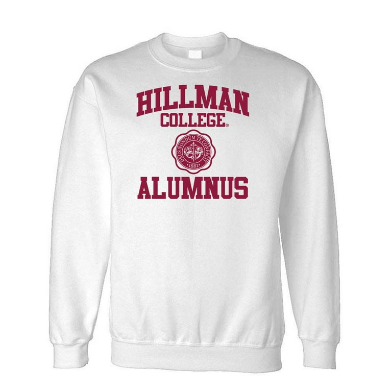 Hillman ALUMNUS hbcu black alumni retro tv Fleece Sweatshirt 2XL White Walmart
