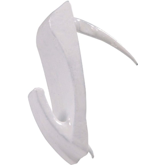 Hillman 122398 Large Wall Biter Picture Hangers White Finish 60lbs Package of 3