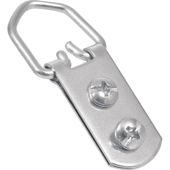 Hillman Anchor Wire D-Ring Hangers - Pack of 12  Indoor & Outdoor Use, NEC-Compliant