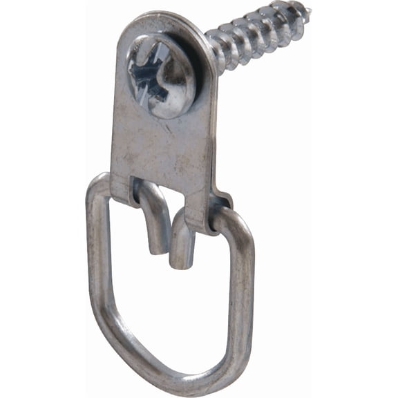 Hillman Anchor Wire D-Ring Hangers - Single Pack  Indoor & Outdoor Use, NEC-Compliant