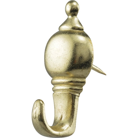 Hillman AnchorWire Brass-Plated Silver Push Pin Picture Hook 20 lb. Steel 3 pk