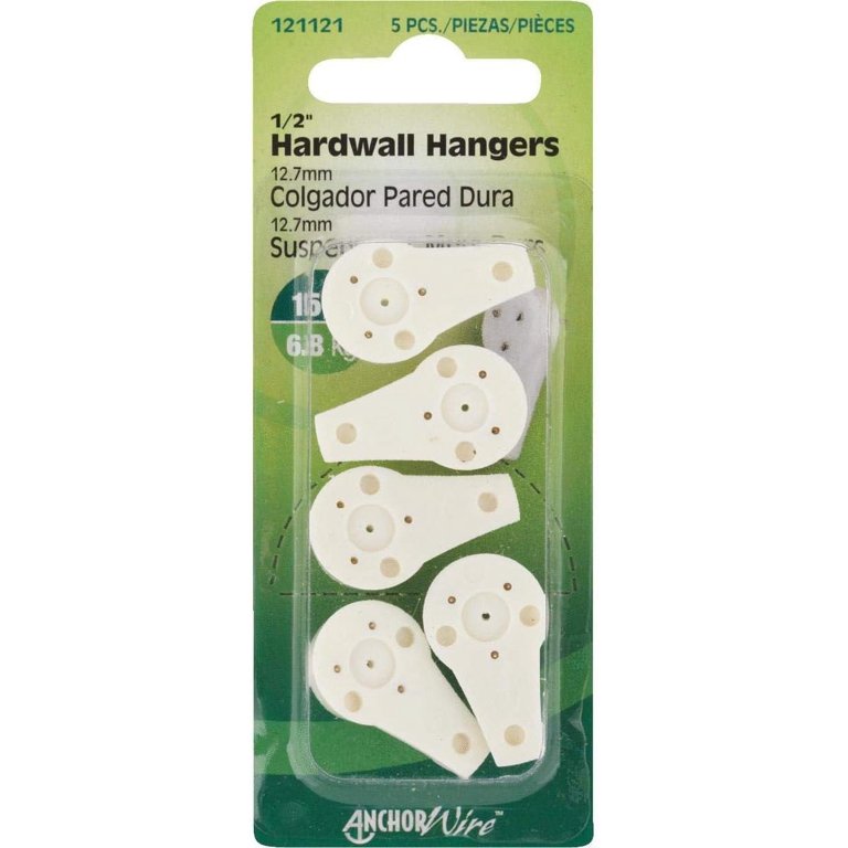 Hillman AnchorWire Plastic Coated Hardwall Picture Hook 15 lb 5 pk Hillman AnchorWire Plastic Coated Hardwall Picture Hook 15 lb 5 pk