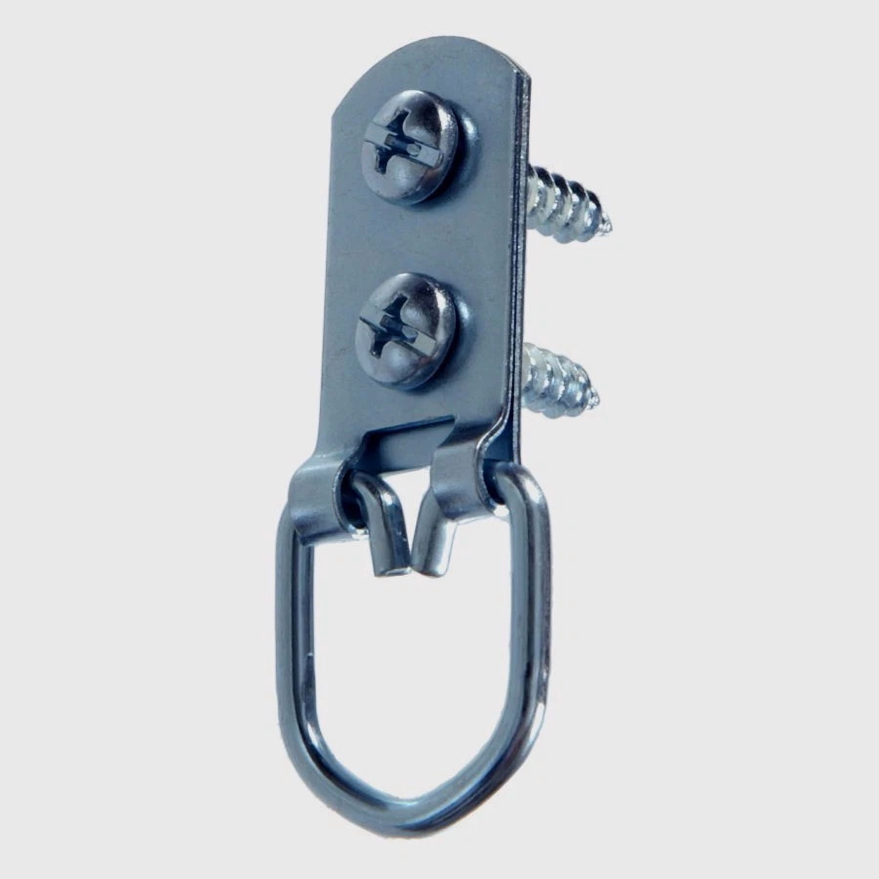 Hillman Anchorwire 1 Lb Steel Large D-Ring Wall Picture Mirror Hanger 4Pk 122318