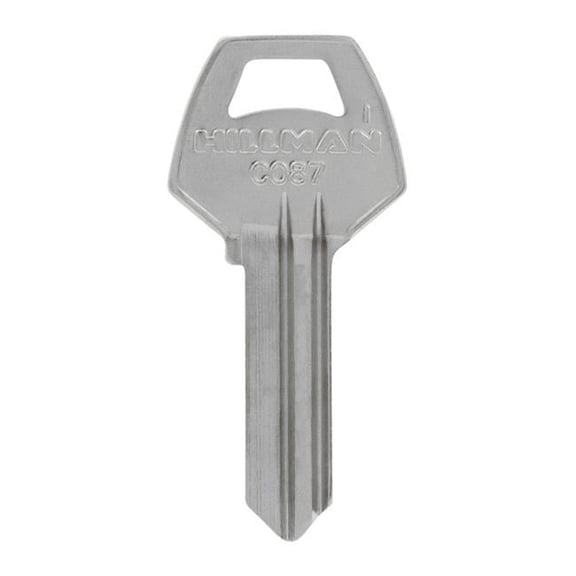Hillman Automotive CO87-Single Sided Universal Key Blank for Corbin, Assorted - Pack of 10