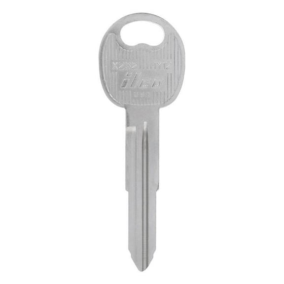 Hillman 5964408 Automotive Blank Double Sided Universal Key for Hyundai - Silver, Pack of 10