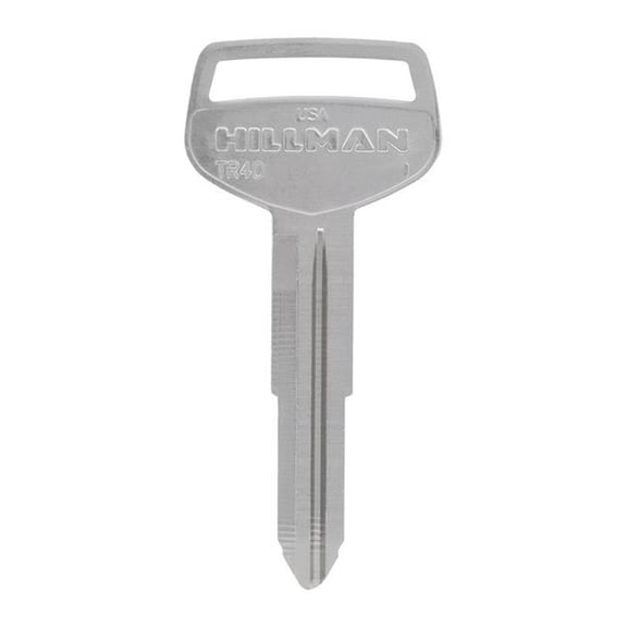 Hillman 5964309 Automotive Universal Key Blank for Double Sided for Toyota - Case of 10, Silver