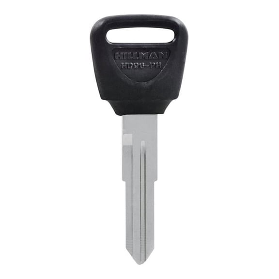 Hillman 5936943 Automotive Universal Key Blank for HD96PH Double Sided for Acura - Case of 5, Black & Silver