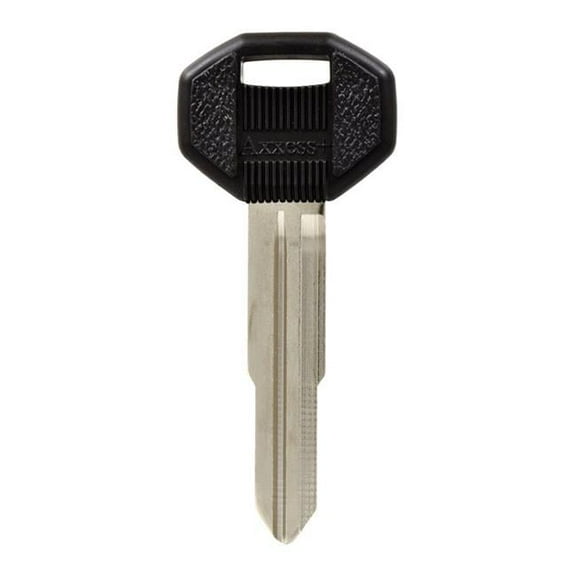 Hillman Automotive Universal Key Blank for 51R Double Sided for Chevrolet - Case of 5 - Black & Silver