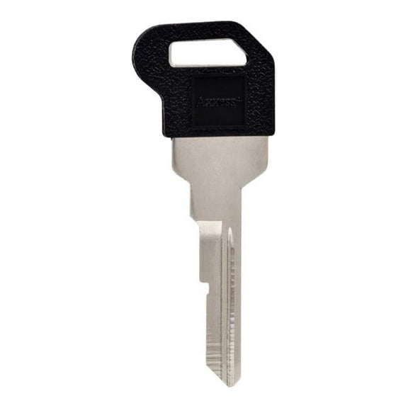 Hillman Automotive Universal Key Blank for 6R Single Sided for Buick - Case of 5 - Black & Silver