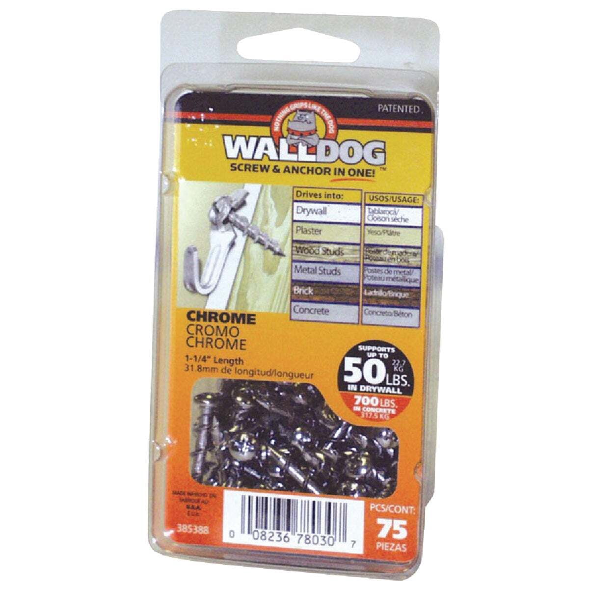 Hillman 377632 Borefast Drywall Anchors, White