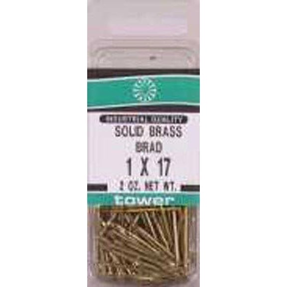 Hillman Brad Nails 1 " Brass 17 Ga Card 2 Oz