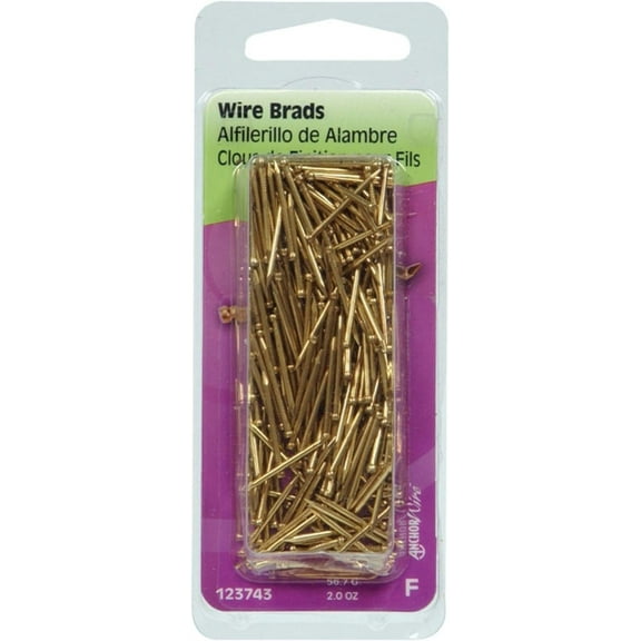 Hillman Brad Nails 3/4 " Brass 18 Ga Card 2 Oz