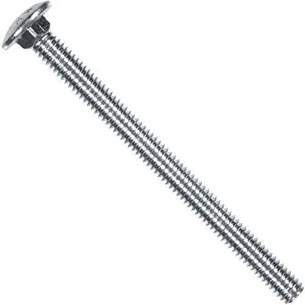 Hillman Carriage Bolt Grade 2 Zinc Plated - 1/4-20 x 1-1/2 In, Gray