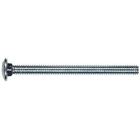 Hillman Carriage Bolt Grade 2 Coarse Round Head - Zinc Plated - 5/16"-18 x 2-1/2"