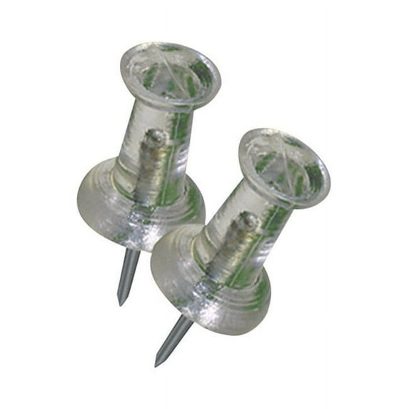 122262H - PUSH PINS CLEAR 16PCS/PACK (16 pcs/pkg)