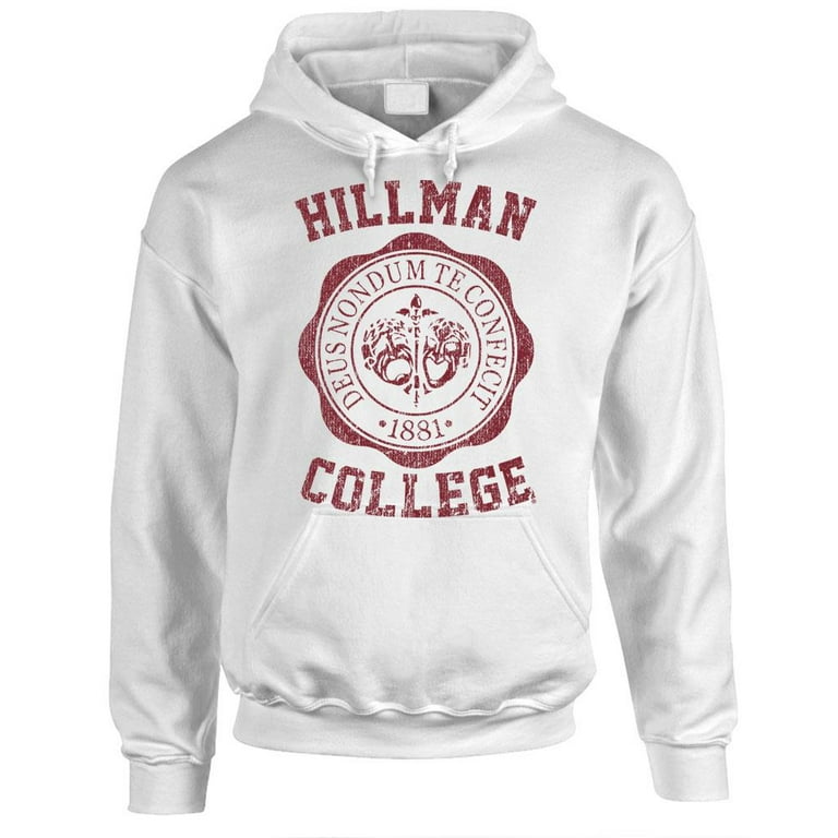 Hillman College v2 Unisex Pullover Hoodie White Large