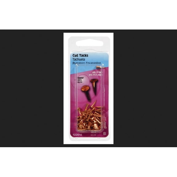 Hillman Cut Tack 3/4 " No. 14 Copper Carded 1/2 Oz