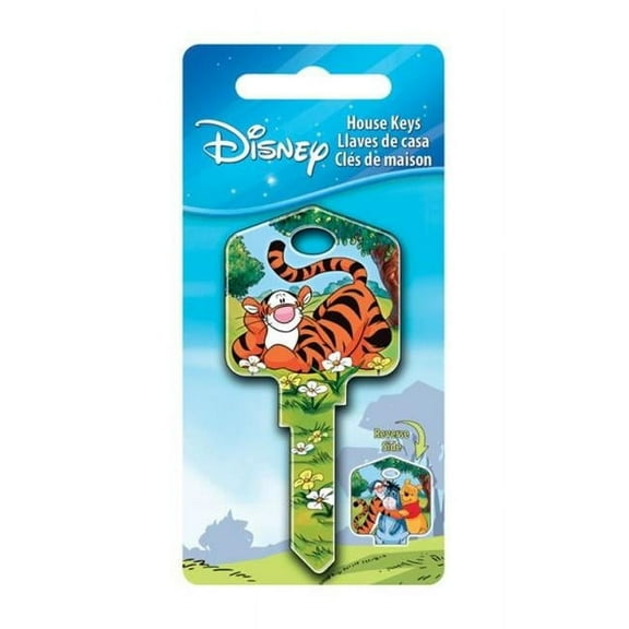 Hillman Disney Tigger Bounce House Key Blank 66/97 KW1/KW10 Single for Kwikset and Titan Locks
