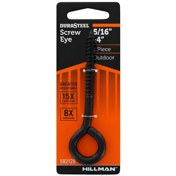 Hillman Durasteel Eye Bolt, 5/16" x 4 Steel Outdoor Eye Bolt