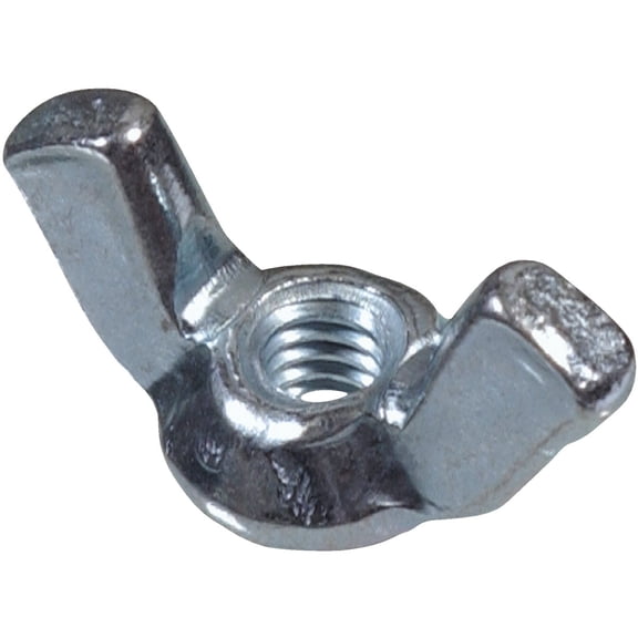 Hillman Wing Nut Fasteners - Zinc Plated, 100 Pack, 1/4 Inch