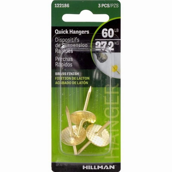 Hillman 60 Lb. Capacity Anchor Wire E-Z Hanger (3-Count) 122186 Pack of 10