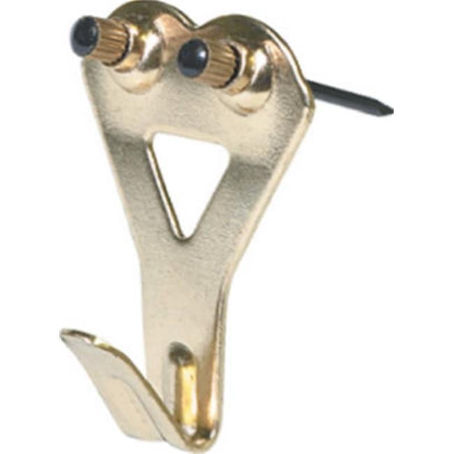 Hillman Fasteners 122272 2 Pack- Classic Picture Hangers with Blued- Steel Needle Point Nails