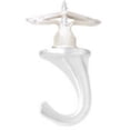 thumbnail image 1 of Hillman Fasteners 122407 Small White Versa Hook - 2 Count Pack of 5, 1 of 1